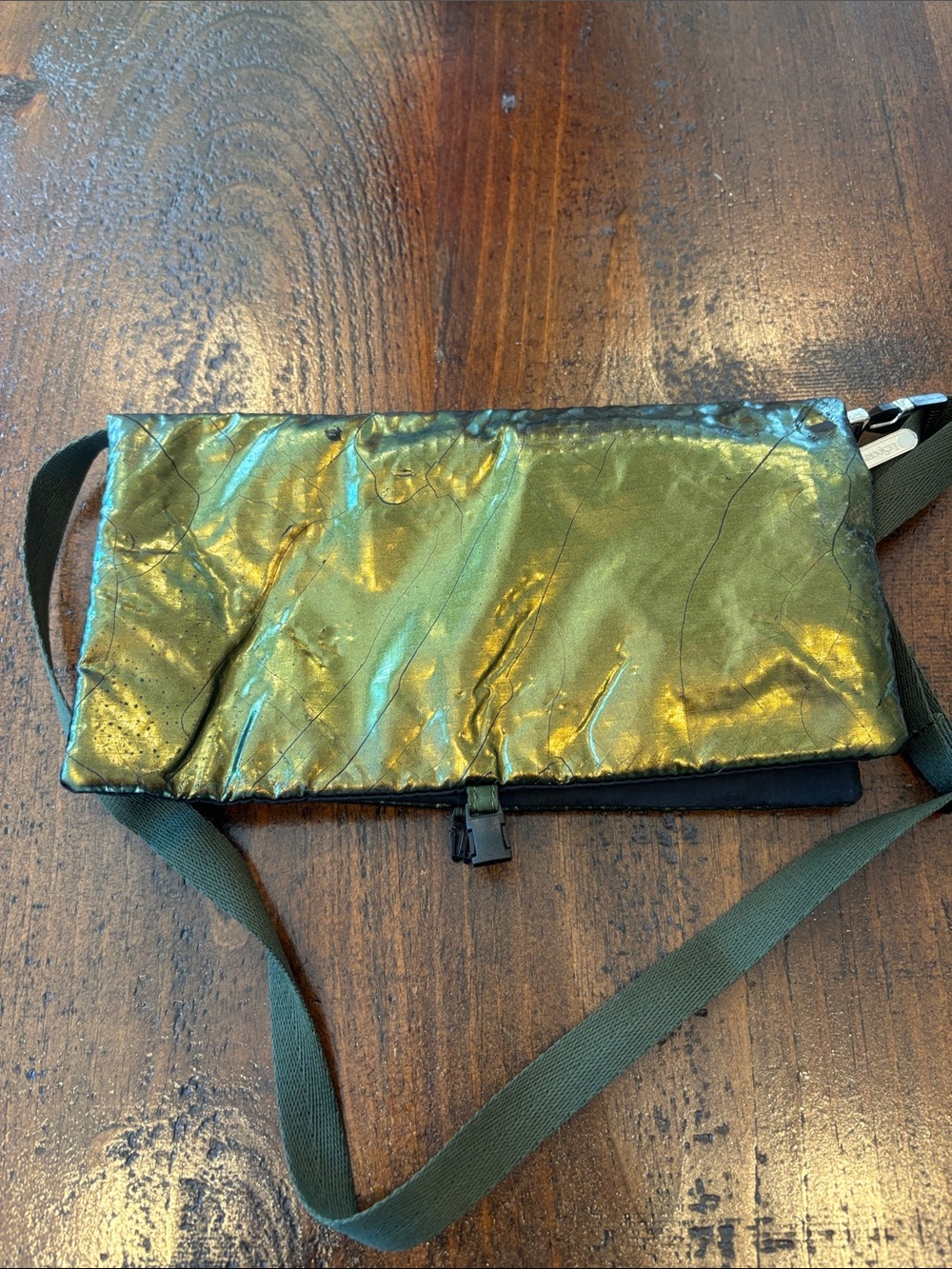 Lesportsac Iridescent Green Crossbody Bag